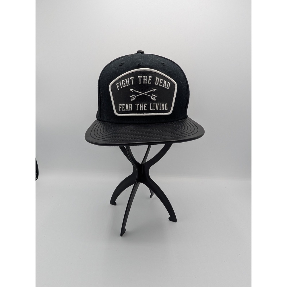 AMC The Walking Dead-Fight The Dead-Fear The Living Patch Visor Snapback Hat Cap